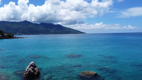 beautiful view of the seychelles