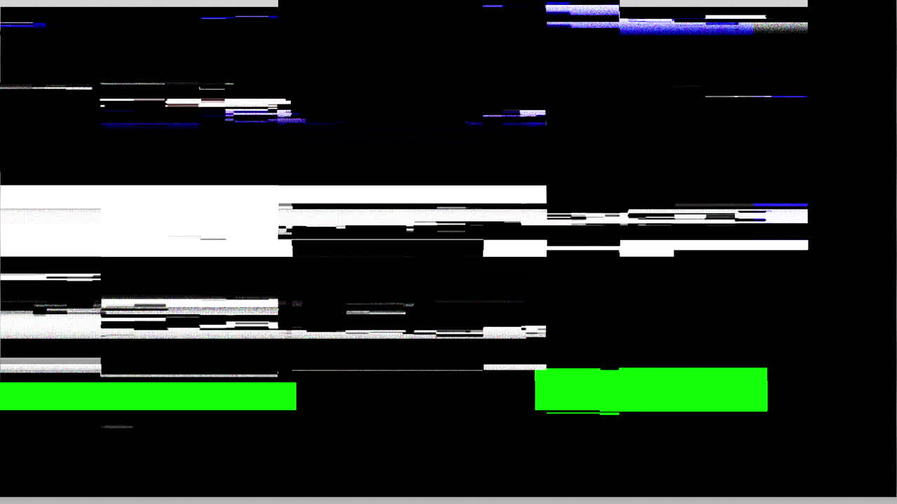 Pixelated Welcome Text with Digital Glitch Effect