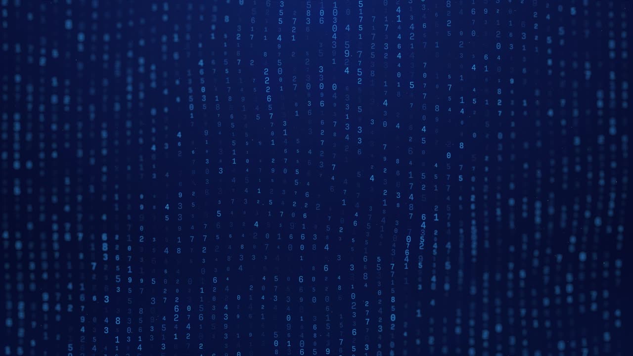 números de fondo en bucle