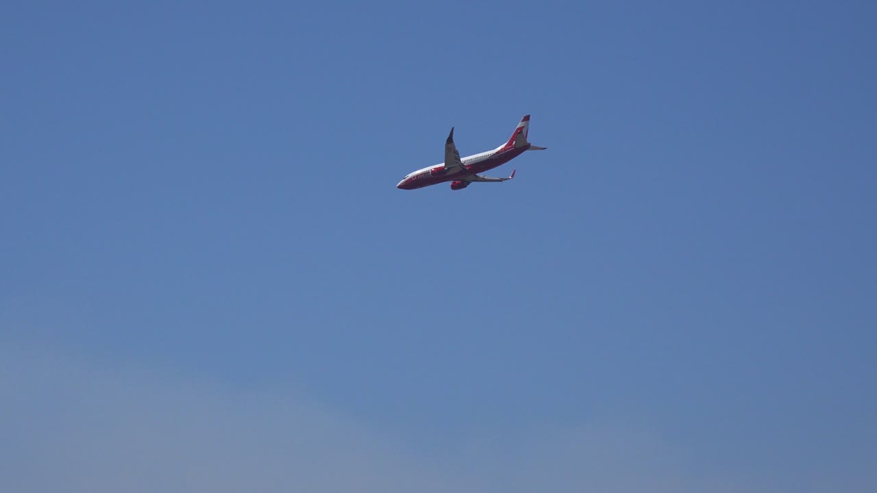 Fixed Wing Aircraft Drops Fire Retardant Phos Chek On A Brush Fire Burning In The Hills Of Southern California Looks Like A Plane Crash Behind Hillside