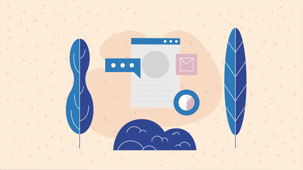 elementos de sitios web de diseño plano moderno