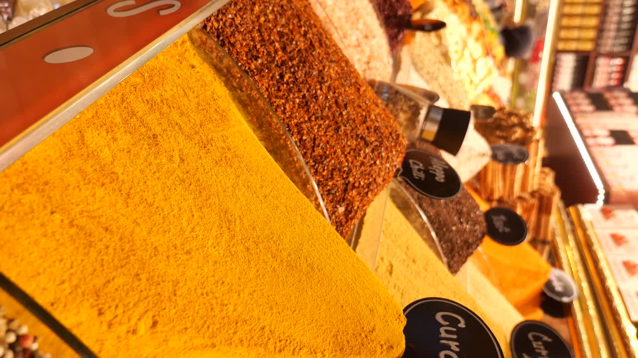 A variety of spices