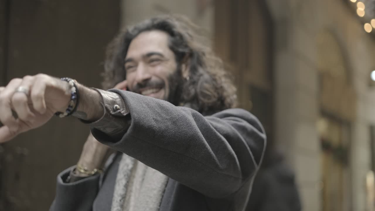 Man talking on his phone