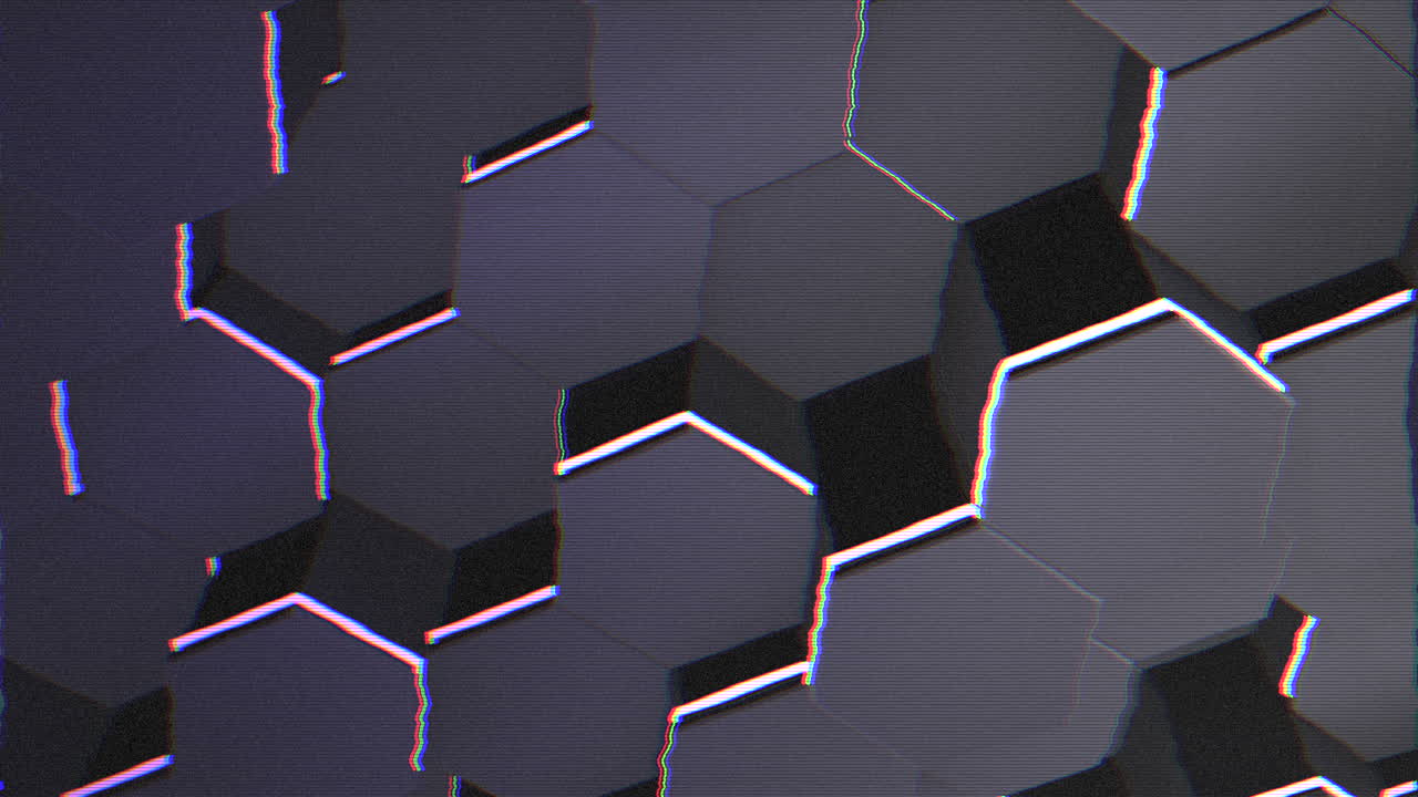 Motion dark black hex grid background 28