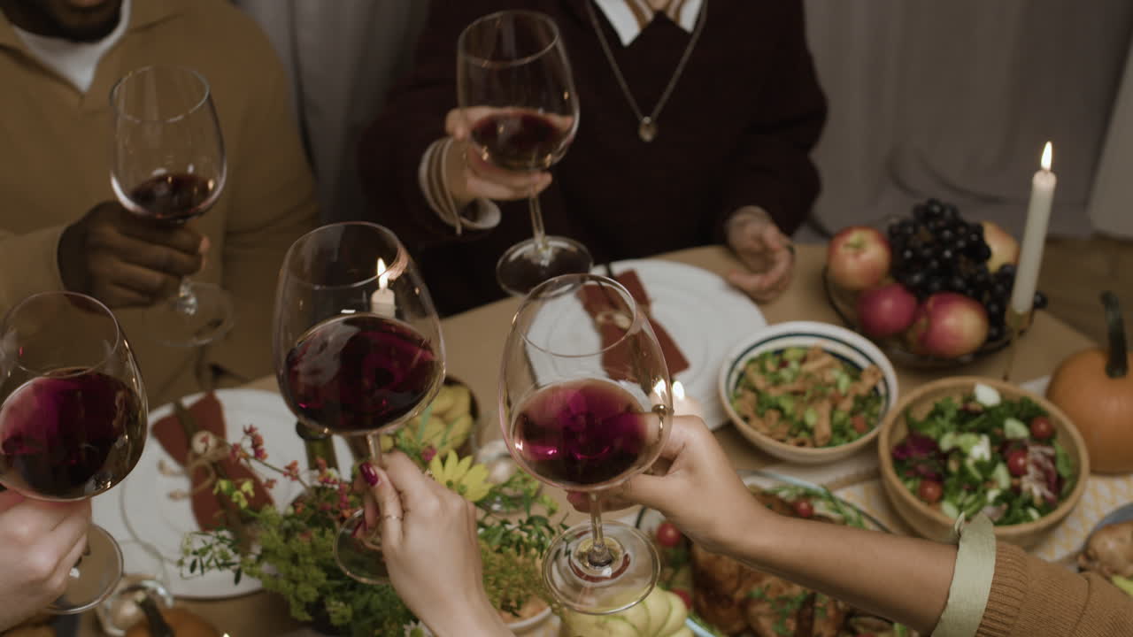 празднование ужина в день благодарения