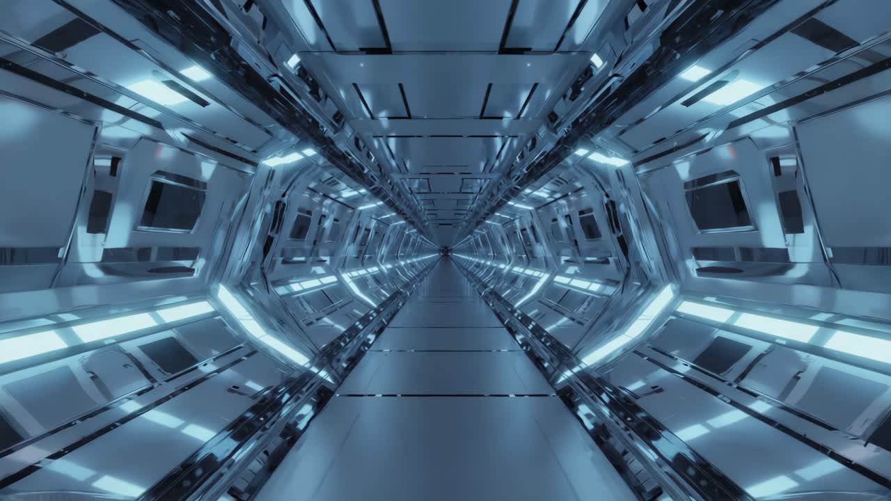 Futuristic Tunnel Corridor