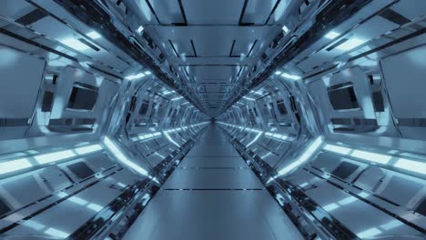 Futuristic Tunnel Corridor