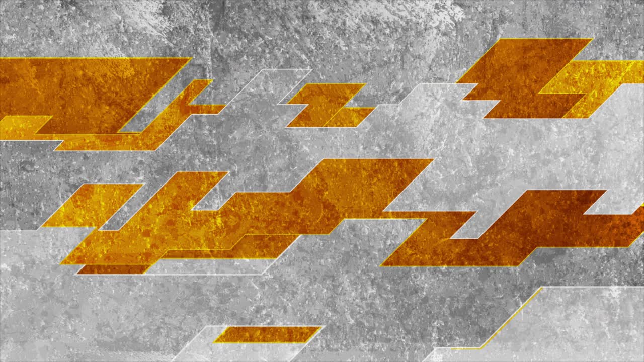 Orange and grey grunge stripes abstract motion design