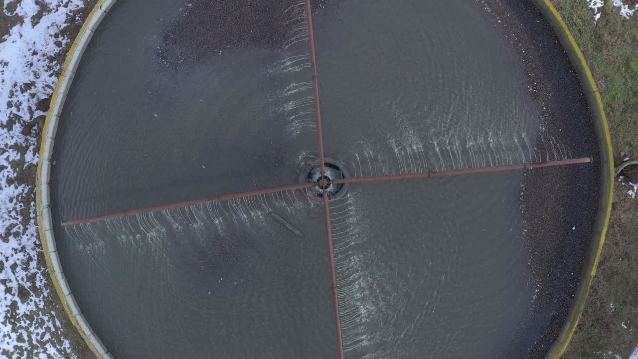 하수 시설, 공중 전망, 하수 청소, 정화 및 필터링