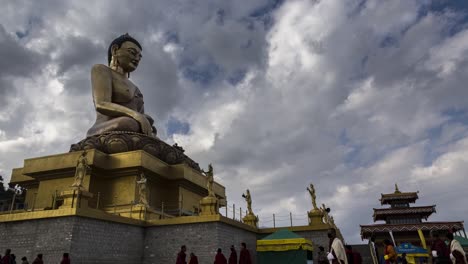 time lapse at thimphu, bhutan