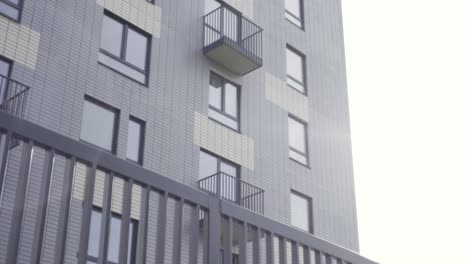 modern apartment building facade