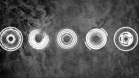 animation of spinning concentric circles