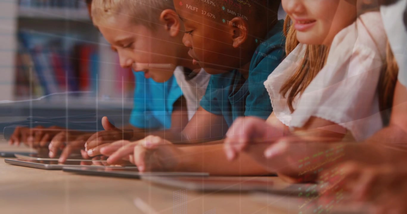 Animation of graphs over diverse pupils using tablets