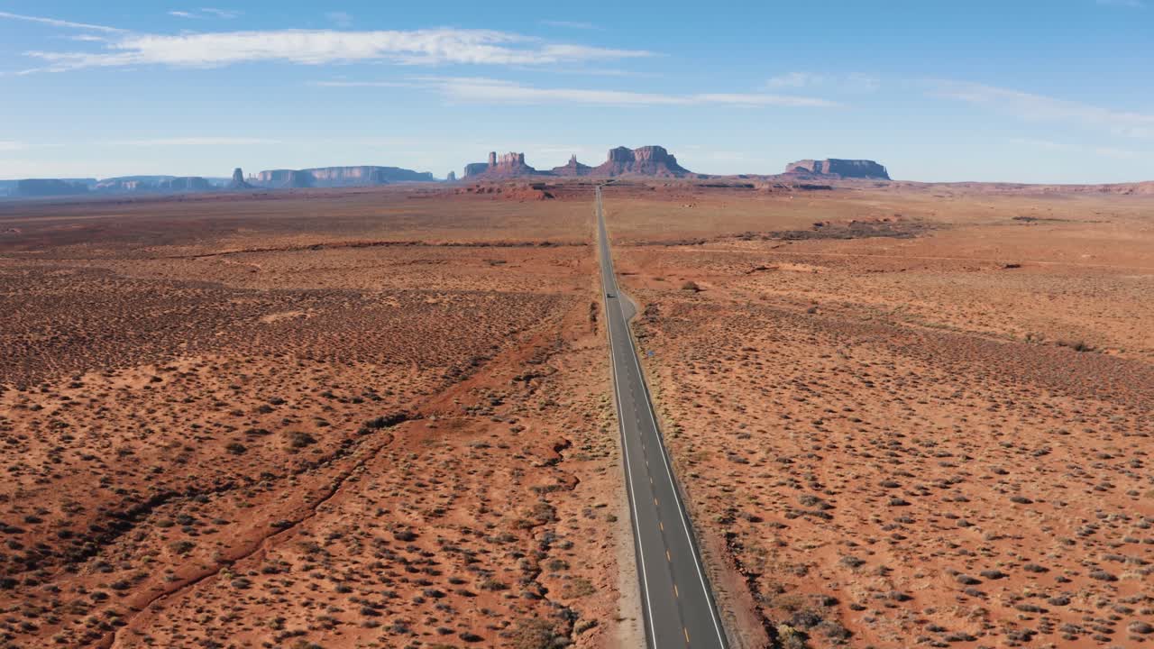 vista aérea de forrest gump point en monument valley, utah