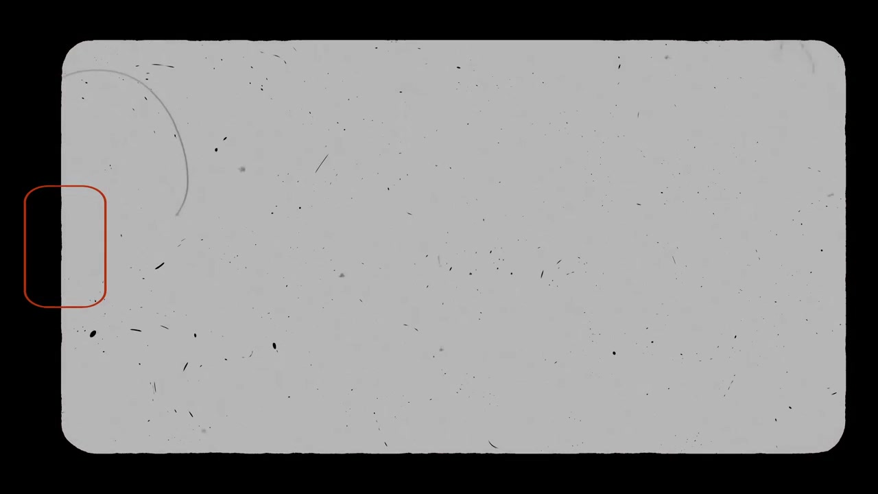 Vintage Film Grain Overlay with Film Strip Frame