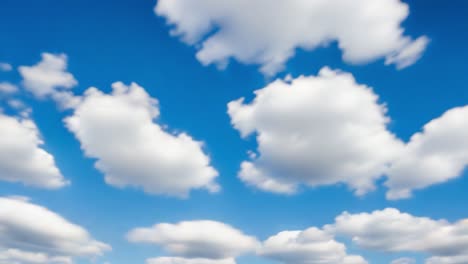 cielo azul con nubes blancas