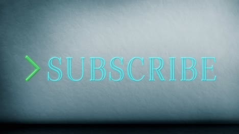 animation of subscribe text sparkling 4k