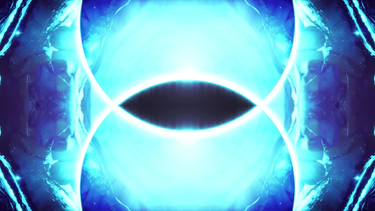 fondo de movimiento fractal azul animado