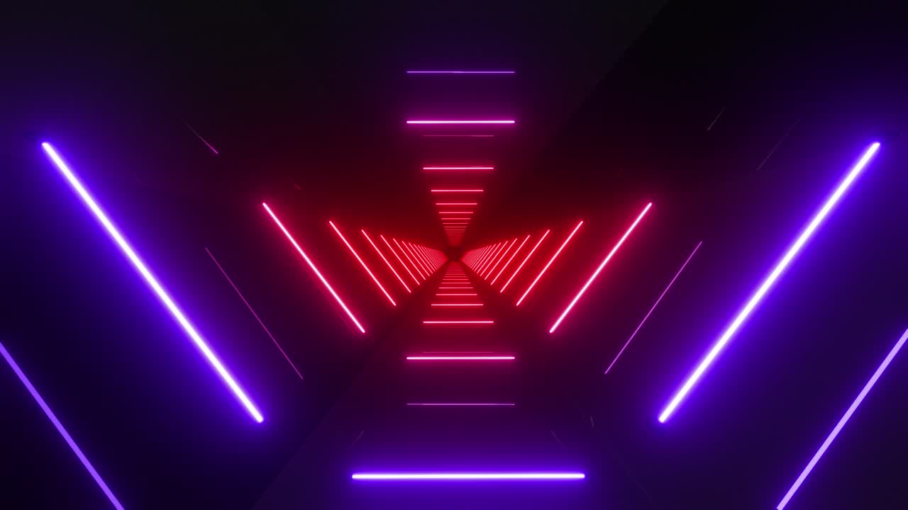 Neon Tunnel Visual Effects