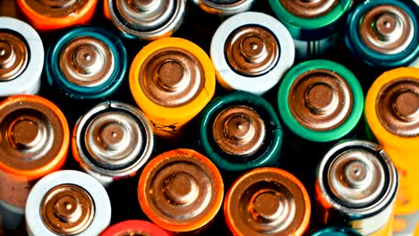 used batteries from different manufacturers