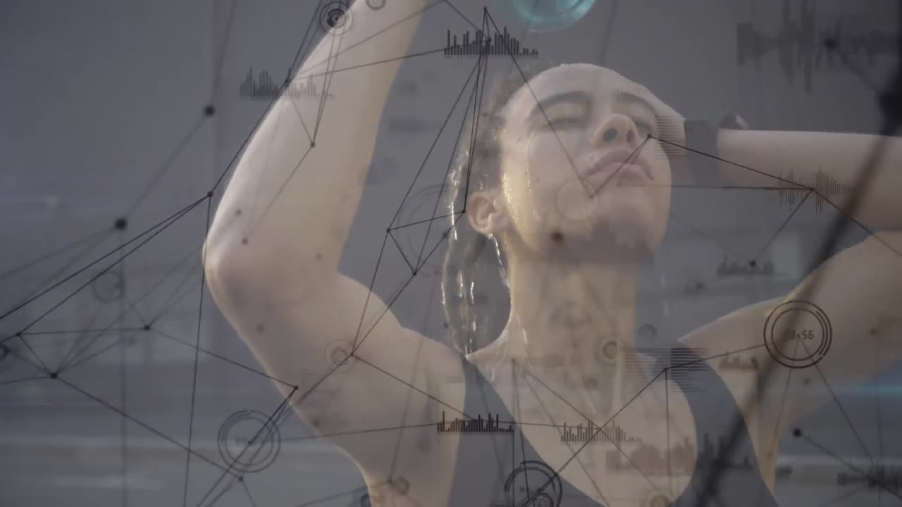 건강한 여성의 식수에 대한 연결 네트워크의 활성화