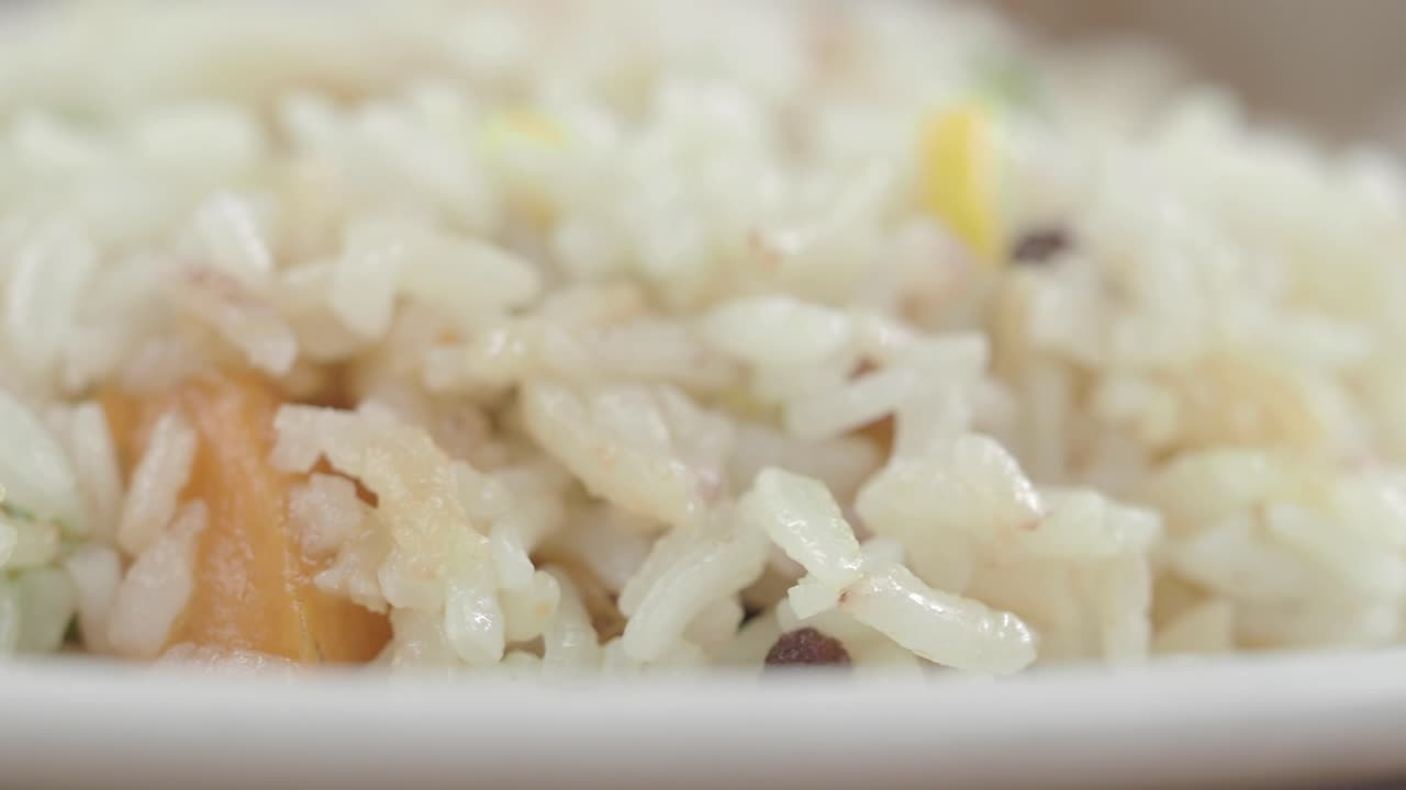 Fried Rice on a Plate