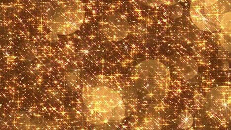 4k golden glitter particles. festive background