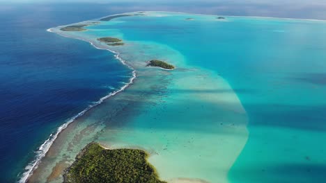 cook islands - aitutaki lagoon flight