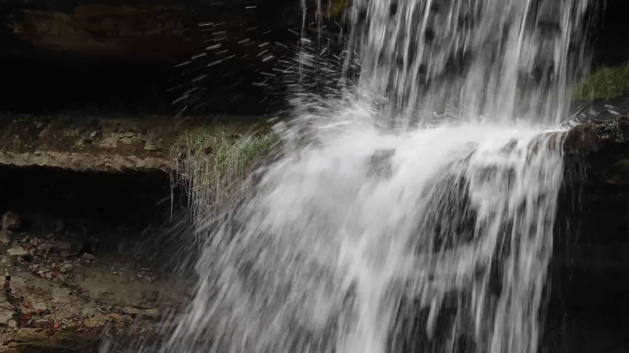 Tiered Splashing Waterfall Loop