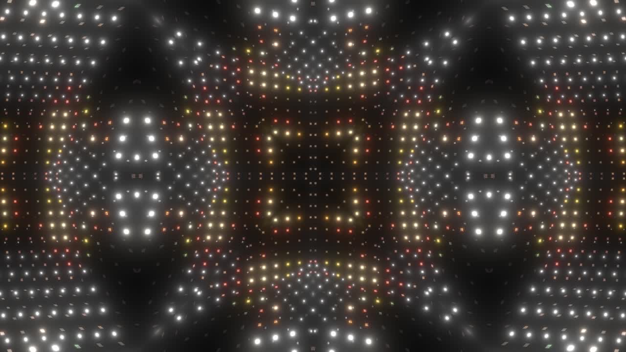 Abstract Symmetrical Light Pattern