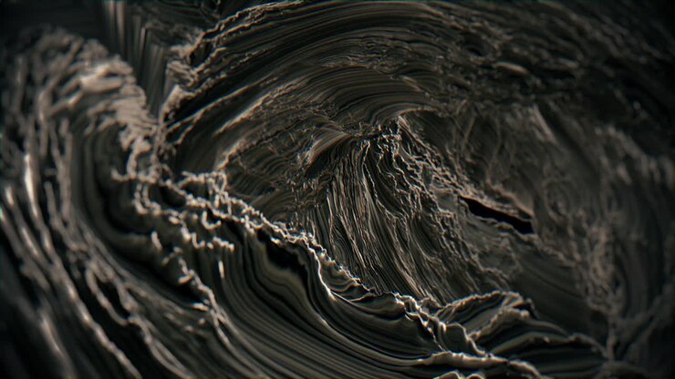 Stone Colored Modern Abstract Looping Topographical Texture Background Loop