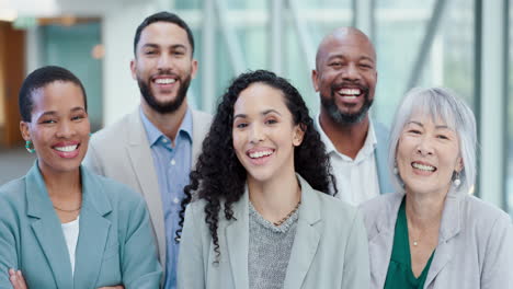 business people, team and corporate portrait