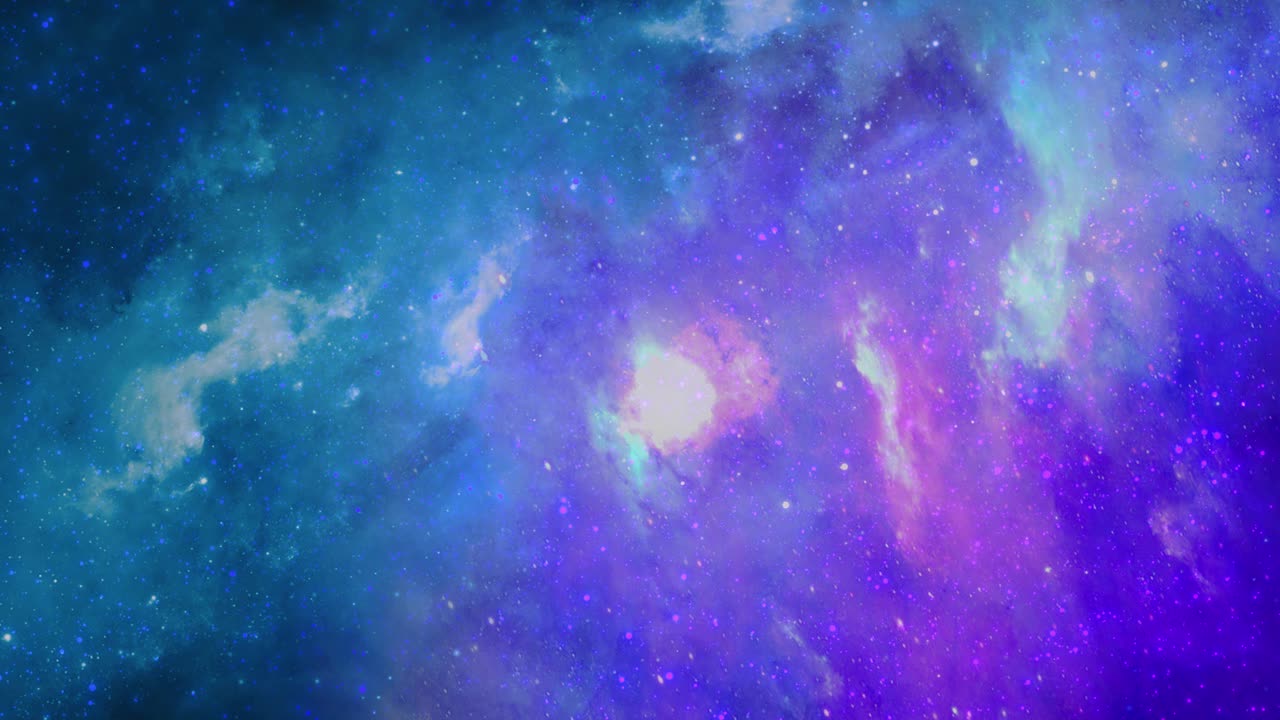 Fly through large clusters of stars galaxy nebula universe planet earth star fields space traveling