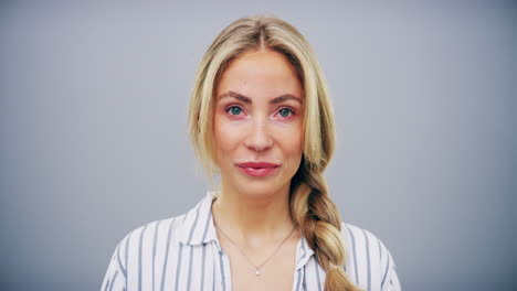 smiling woman portrait