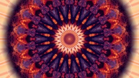 Kaleidoscope-art,-fire,-symmetry,-psychedelics,-flower