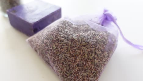 lavender soap and sachet