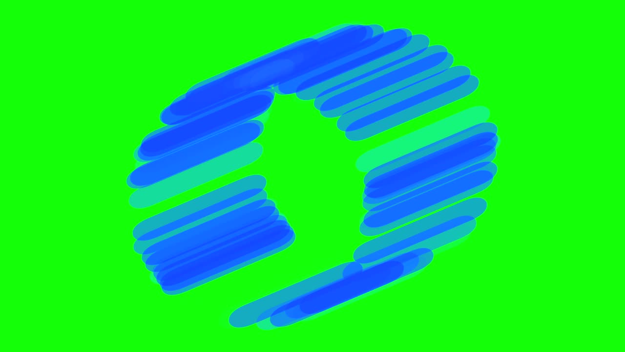 fondo verde con círculos en movimiento