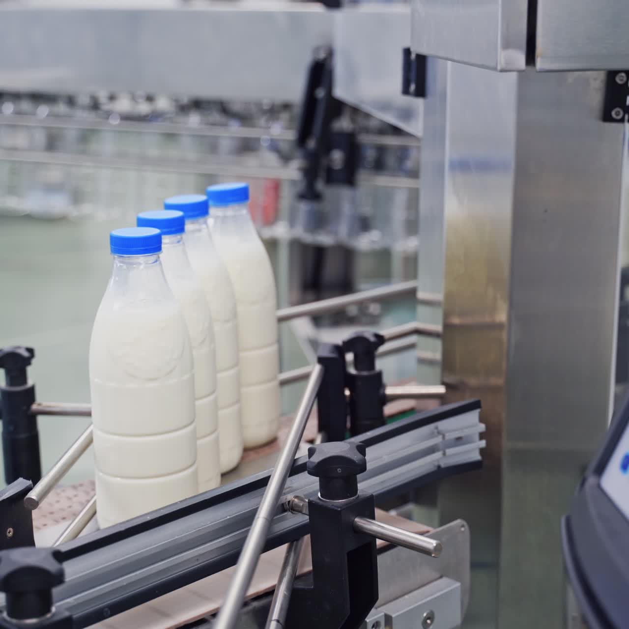 Production line of milk