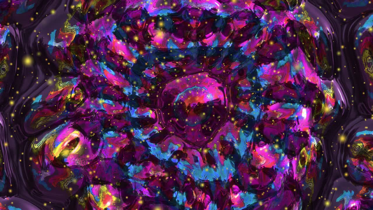 추상적인 다채로운 애니메이션, 다채로운 액체 배경, 아름다운 디지털 페인팅 영화, 추상적인 배경 영화.