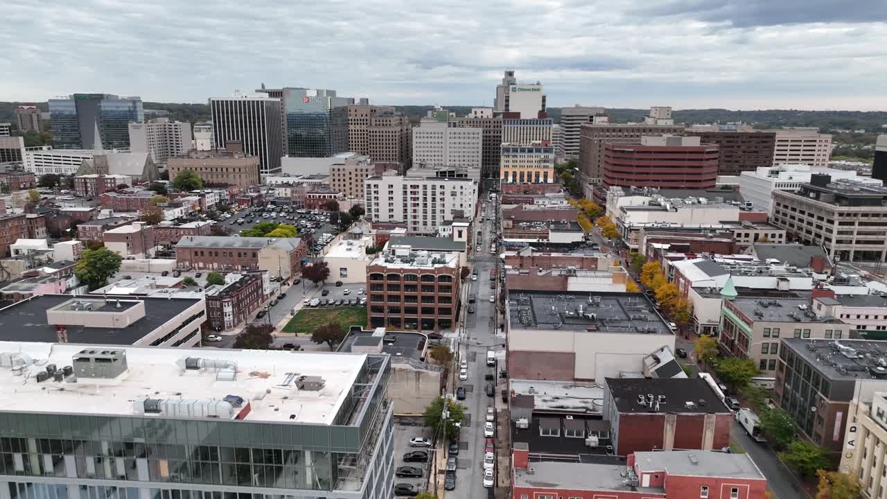 윌밍턴 델라웨어 스카이라인에서 공중 철수