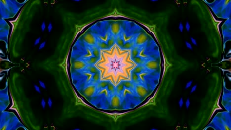 movimiento de fondo de kaleidoscopio abstractamente colorido