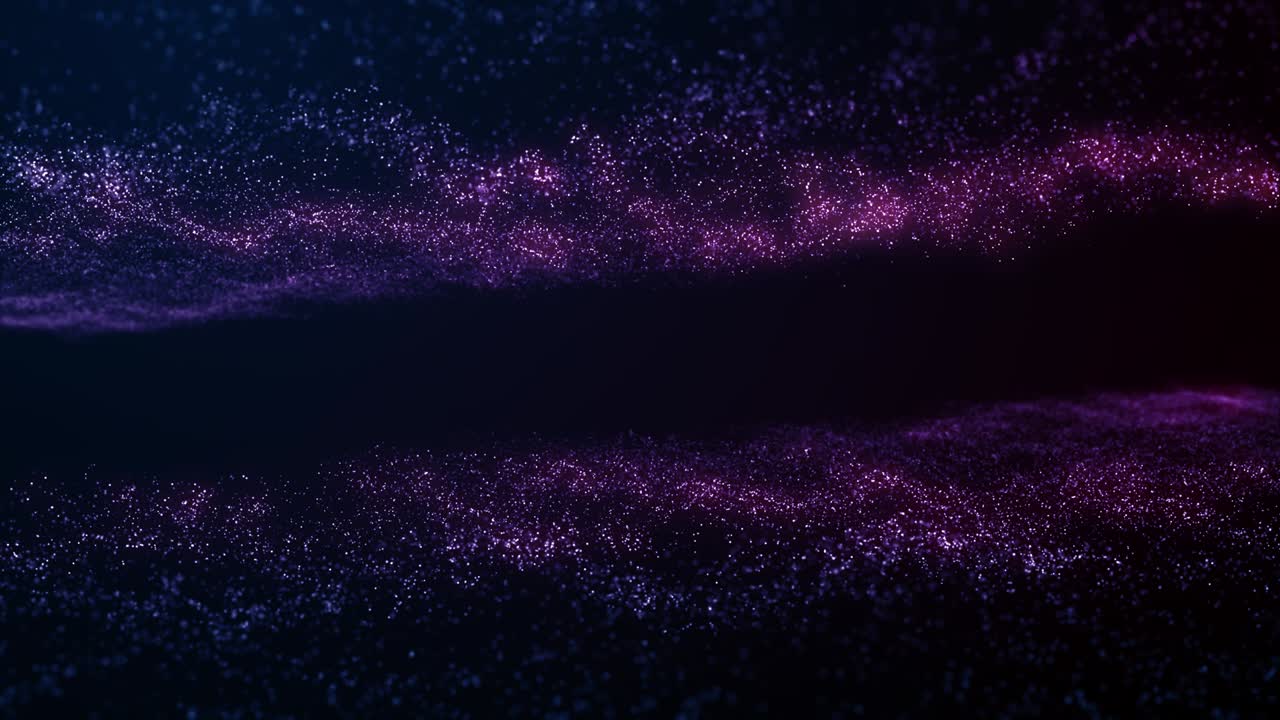 Particles blue pink event game trailer titles cinematic concert stage background loop