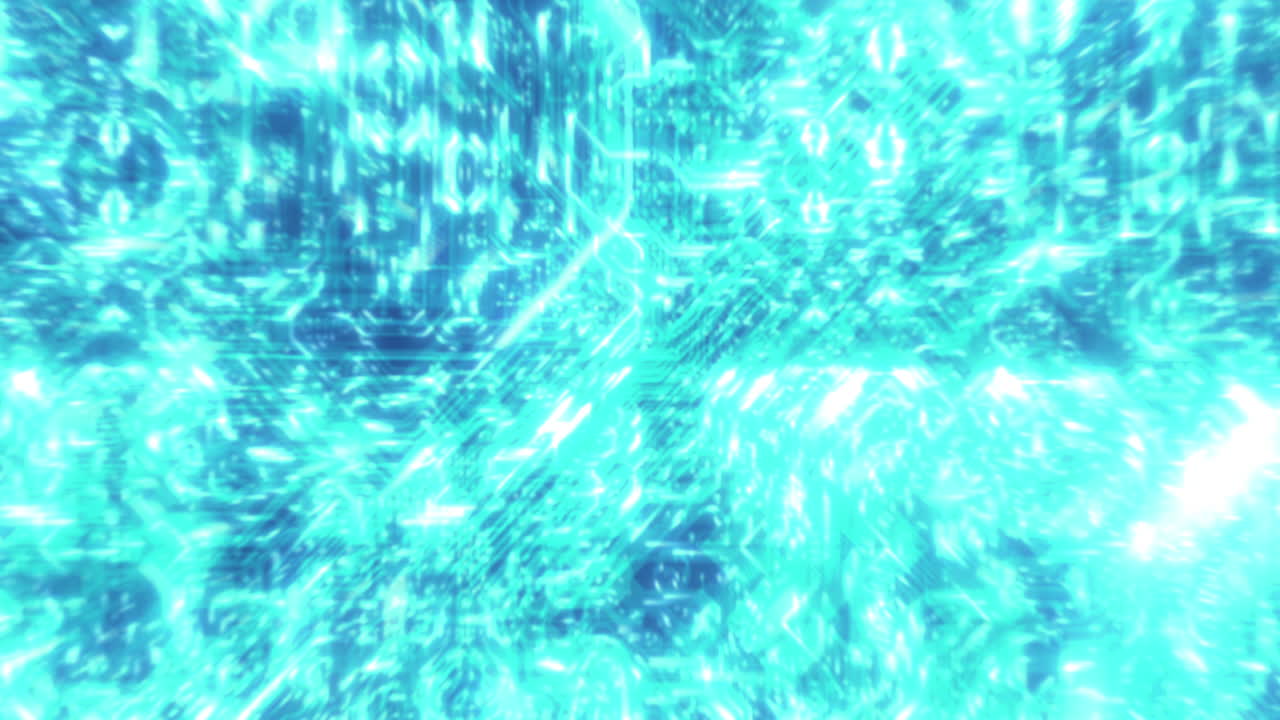 microchip, servidor digital y holograma del circuito