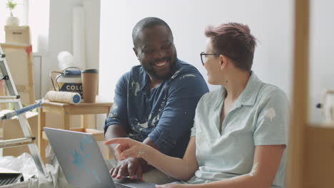 couple planning a home renovation project