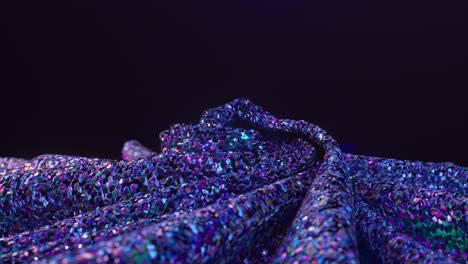 textura de tela iridescente