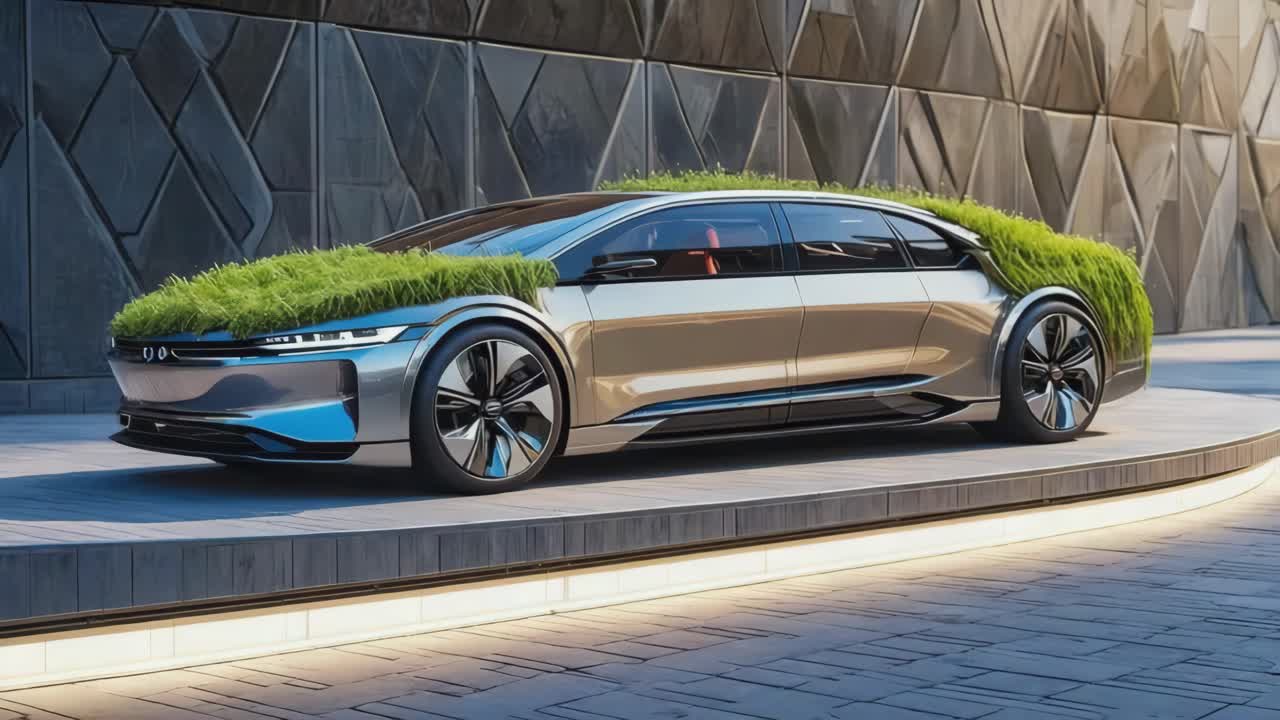 Futuristic Eco-Friendly Car Concept