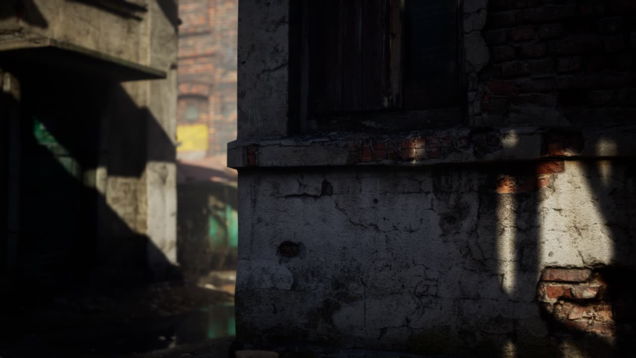 코로나바이러스 코로나19 전염병으로 인해 버려진 공장이 비어 있습니다.