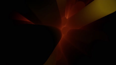 formas geométricas abstractas en amarillo y rojo