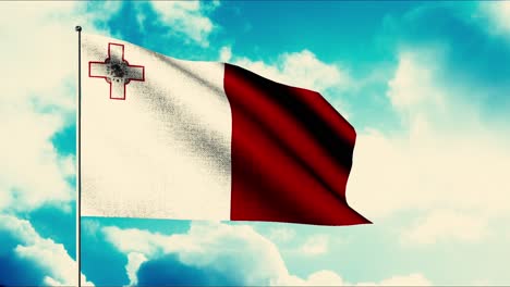la bandera de malta