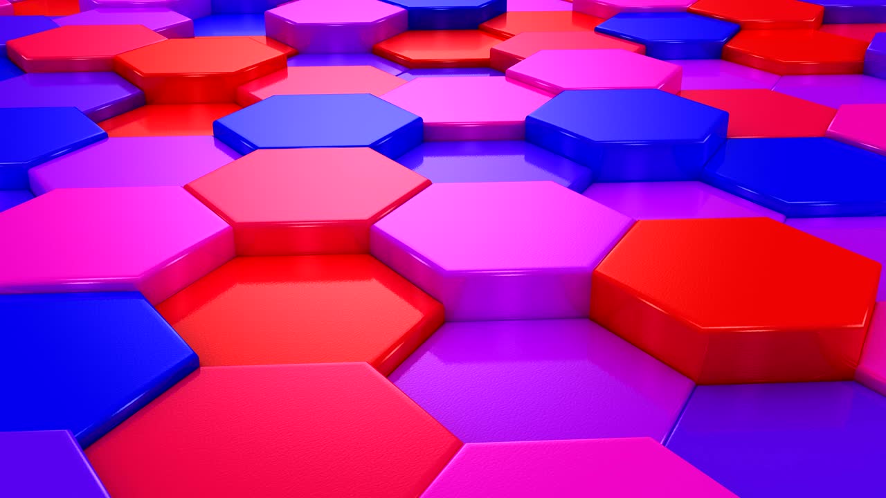 Animated Honeycombs Changes Color